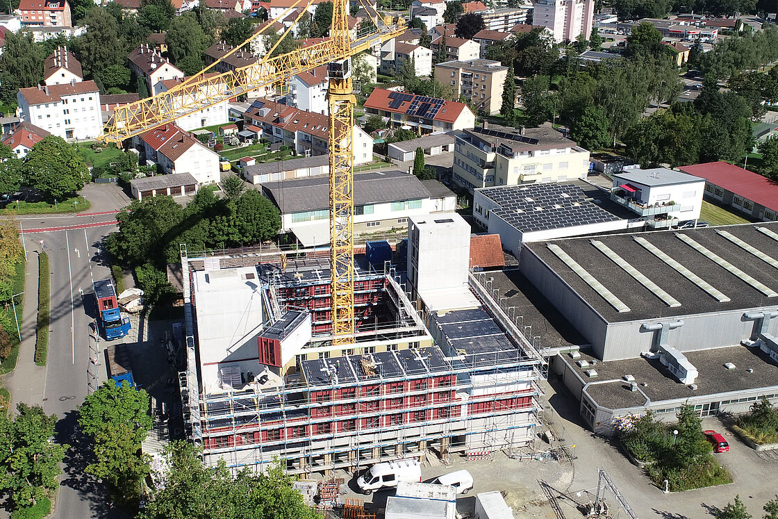 Bild zum Projekt Neubau Schülerwohnheim Biberach